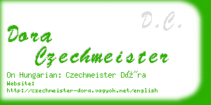 dora czechmeister business card